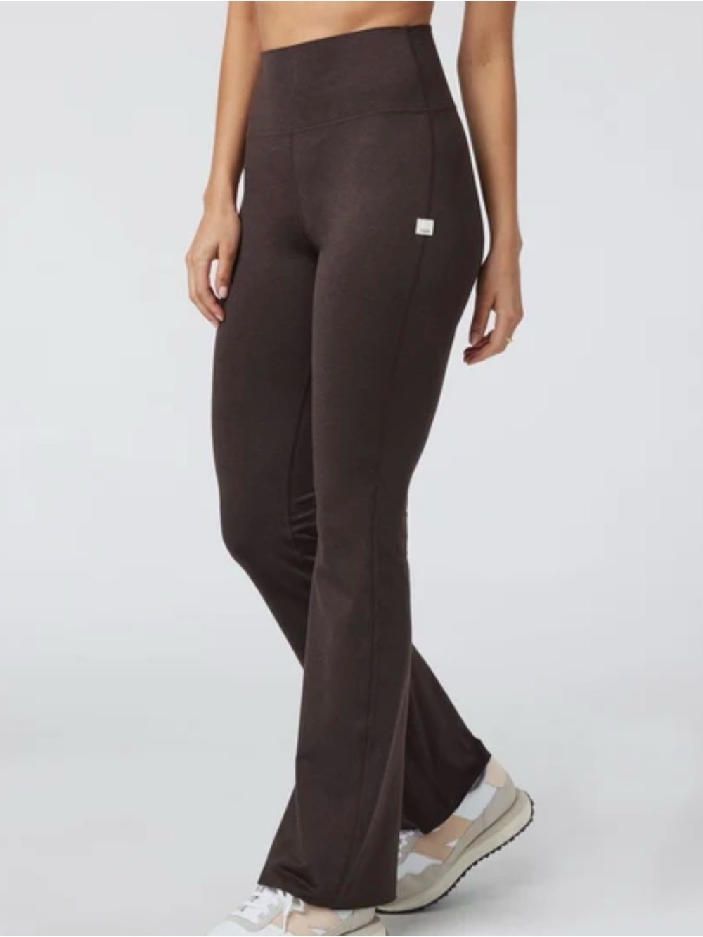 Vuori Halo Slim Flare Yoga Pant in Java